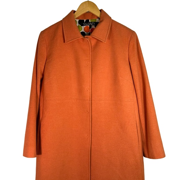 Tahari Orange Women's Coat - Picture 4 of 12